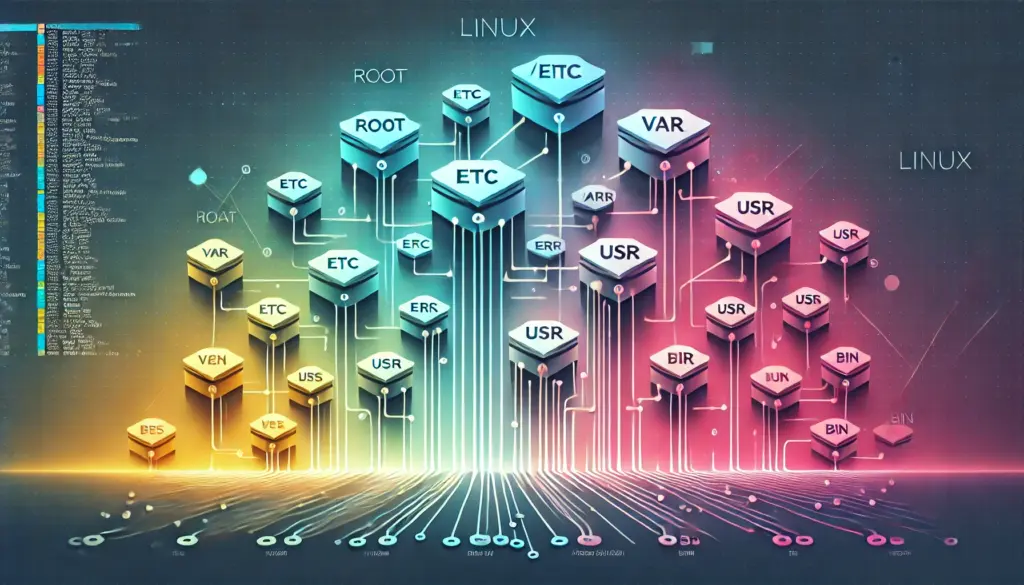 graphical representation of Linux directories